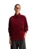 Marc O'Polo DENIM Cordbluse relaxed in Deep Burgundy