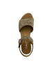 Gabor Comfort Plateau Sandaletten in Beige