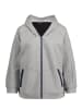 Ulla Popken Sweatjacke in grau melange