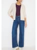 Cecil Bouclé V-Neck Cardigan in Light Greige