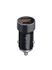 FOREVER Forever CC-06 PD QC Kfz-Ladegerät 1x USB-C 1x USB 20W schwarz + USB-C