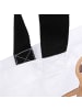 Mr. & Mrs. Panda Tote Bag Faultier Yoga mit Spruch in Weiß