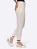 WITT WEIDEN Jacquard-Hose in champagner-sesam-gestreift