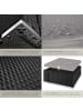 tectake Rattan-Sitzhocker, 53 x 53 x 26 cm, einfach aufzubauen und robust