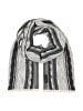 Carlo Colucci KnittedScarf Carsaniga in Schwarz / Weiß