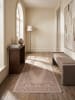KADIMA DESIGN ERESMA Teppich Kurzflor Beige 80x150 Orientalisch Polyester Wohnzimmer in Beige