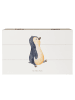 Mr. & Mrs. Panda Aufbewahrungsbox Pinguin mHerzieren ohne Spruch in Weiß