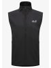 Jack Wolfskin Weste in schwarz