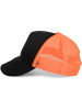 styleBREAKER Mesh Cap in Schwarz-Neonorange