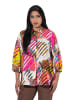 Ulla Popken Bluse in fuchsia pink