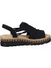 rieker Komfort-Sandalen in schwarz/schwarz
