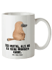 Mr. & Mrs. Panda XL Tasse Schnabeltier Mut mit Spruch in Weiß