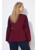 Ulla Popken Langarmshirt in weinrot