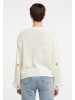 myMo Damen Strickpullover in Wollweiss