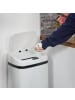 relaxdays Mülleimer mit Sensor in Weiß - 50 Liter