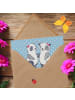 Mr. & Mrs. Panda Grußkarte Liebe Schwester mit Spruch in Blau Pastell