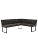 MCW Eckbank O82 159x210cm, Dunkelgrau