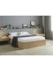 Beliani Doppelbett ETEL in Braun - (W) 166 x (H) 35 x (L) 206 cm