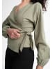 MELA Damen Wickelbluse LILAM