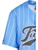 FUBU FUBU Mesh-T-Shirts in light blue/white