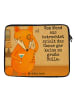 Mr. & Mrs. Panda Laptoptasche Fuchs Lord Design mit Spruch in Weiß