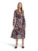 Betty Barclay Stufenkleid langarm in Dark Blue/Rosé