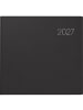 BRUNNEN Quadratkalender 766 21x20,5cm 1 Woche/2 Seiten Balacron-Einband ...