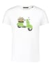 Zero  T-Shirt kurzarm mit Print in Patch WhiteGreen