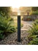 Licht-Erlebnisse Wegeleuchte Ø 8.9 x (H)80 cm in Schwarz KlarSchwarz Klar