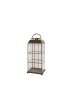 Chic Antique Laterne mir Eisengitter in gold