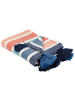 Beliani Kuscheldecke SENBUK in Bunt/Rot/Blau - (W) 130 x (H) 1 x (L) 150 cm