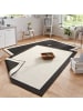 NORTHRUGS In- & Outdoor Wendeteppich Panama Creme Schwarz