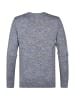 Petrol Industries Melierter Pulover Dover in Blau