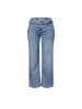Street One Capri in mid blue random wash