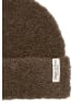 Marc O'Polo Bouclé-Strickmütze in Shaded Brown Melange