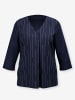 Heine Satin-Bluse in marine