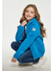 Schmuddelwedda Mädchen (Kids) Strickfleeceblouson in Cyanblau Melange