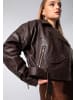 Wittchen Natural leather jacket in Dark brown