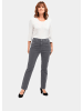 GOLDNER Schlichte Jeanshose ANNA in dunkelgrau