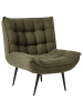 Beliani Sessel ALVESTA in Grün/Schwarz - (W) 73 x (H) 92 x (L) 79 cm