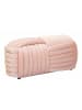 Mauro Ferretti Rosa Samtbank aus Webstoff, 90 x 45 x 45 cm
