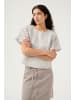 Karen By Simonsen Kurzarm-Bluse KBUndina Loose fit in Silver
