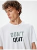 KOTON T-shirt in Weiß
