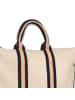 Toscanto Toscanto Cityrucksack Leder, Canvas beige ca. 43cm
