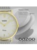 Oozoo Analog-Armbanduhr Oozoo Vintage Series silber groß (ca. 40mm)
