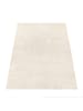 KADIMA DESIGN Teppich Kurzflor waschbar Struktur Wohnzimmer in Creme
