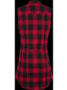 Brandit Hemd "Women Gracey Longshirt Sleeveless" in Rot