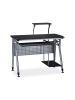 relaxdays Computertisch in Schwarz - (B)105 x (H)98 x (T)55 cm