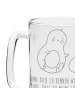 Mr. & Mrs. Panda Krug Avocado Kern rollt mit Spruch in Transparent