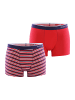 BLACKSPADE Fits perfect Retro Pants Stripes in rot Stripes, rot Solid